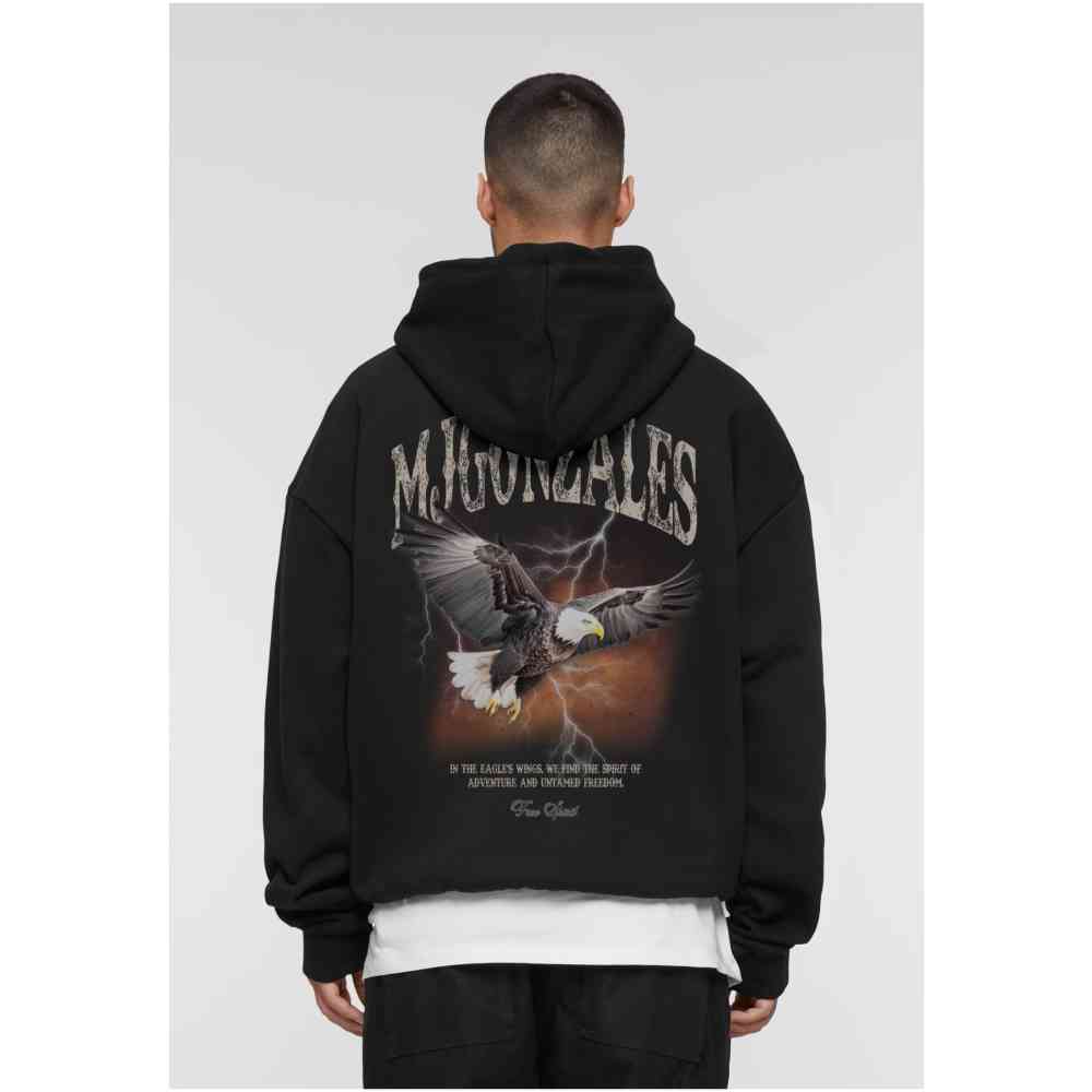 MJ GONZALES - Heavy Oversized Running Wild Kapuzenpullover/hoodie - Schwarz